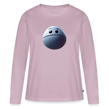 splash - Women's Premium Organic Long Sleeve Shirt - dusky pink - Front - Julia (174cm)
