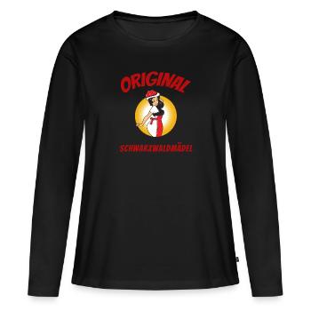 Original Black Forest girl ! Naughty, fresh, wild - Women's Premium Organic Long Sleeve Shirt - black - Front - Julia (174cm)