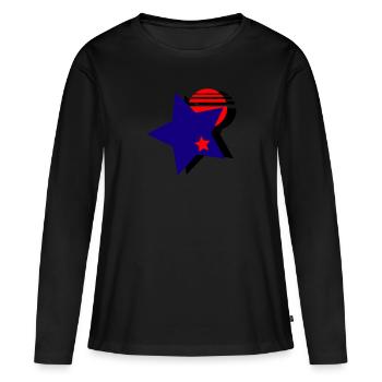 Euro universalis - Women's Premium Organic Long Sleeve Shirt - black - Front - Julia (174cm)