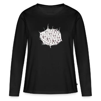 present birthday present bodybuilder joke - Women's Premium Organic Long Sleeve Shirt - black - Front - Julia (174cm)