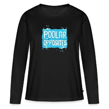 Pool Guy Cleaner Pool Service - T-shirt manches longues Premium bio Femme - noir - Devant - Julia (174cm)