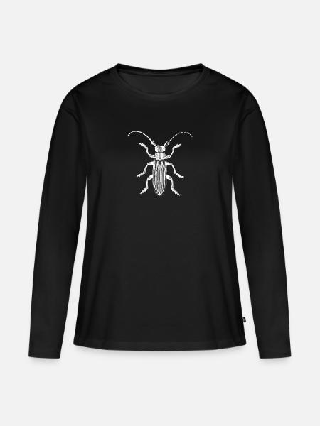 Chrząszcz - Frauen Premium Bio Langarmshirt - Schwarz