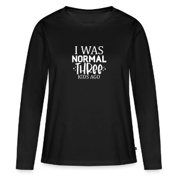 mummy - Women's Premium Organic Long Sleeve Shirt - black - Front - Julia (174cm)