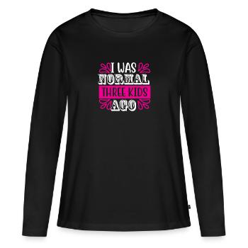 mummy - Women's Premium Organic Long Sleeve Shirt - black - Front - Julia (174cm)