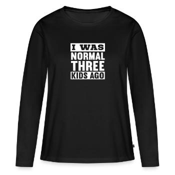 mummy - Women's Premium Organic Long Sleeve Shirt - black - Front - Julia (174cm)