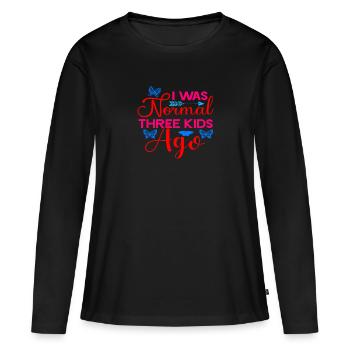 mummy - Women's Premium Organic Long Sleeve Shirt - black - Front - Julia (174cm)