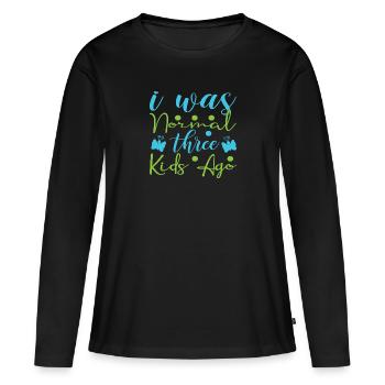mummy - Women's Premium Organic Long Sleeve Shirt - black - Front - Julia (174cm)