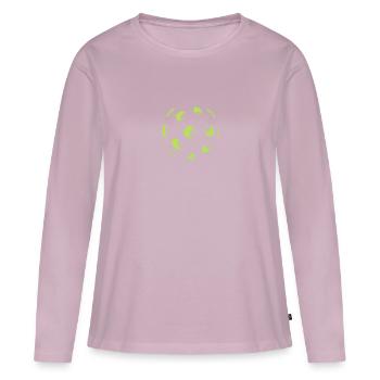 Pickleball Graphic - Women's Premium Organic Long Sleeve Shirt - dusky pink - Front - Julia (174cm)