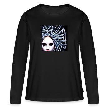 Woman Power - Women's Premium Organic Long Sleeve Shirt - black - Front - Julia (174cm)