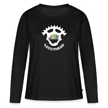 'Leccyhead with Teeth - Women's Premium Organic Long Sleeve Shirt - black - Front - Julia (174cm)