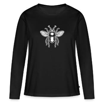 Insectes, bestioles, arthropodes - T-shirt manches longues Premium bio Femme - noir - Devant - Julia (174cm)