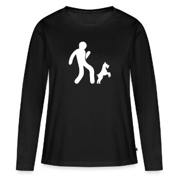 Dancing Dance Music - Women's Premium Organic Long Sleeve Shirt - black - Front - Julia (174cm)