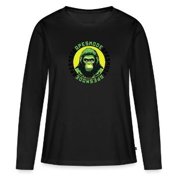 Apesmode - Planet of the Apes - Women's Premium Organic Long Sleeve Shirt - black - Front - Julia (174cm)