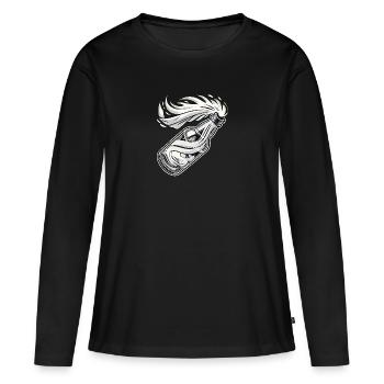 Molotov Cocktail - Frauen Premium Bio Langarmshirt - Schwarz - Vorne - Julia (174cm)