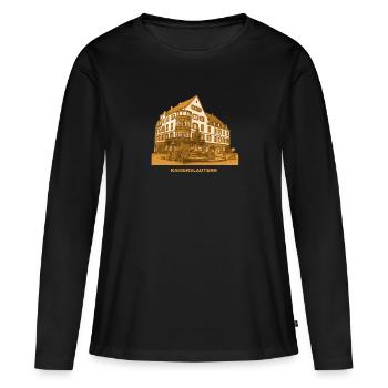 Kaiserslautern Kaiserbrunnen North Rhine-Westphalia - Women's Premium Organic Long Sleeve Shirt - black - Front - Julia (174cm)