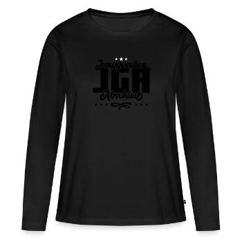 Enterrement de vie de garçon enterrement de vie de garçon - T-shirt manches longues Premium bio Femme - noir - Devant - Julia (174cm)