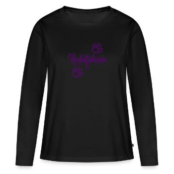 Rudelführerin Rudel Hundehalter Spruch Hunde - Frauen Premium Bio Langarmshirt - Schwarz - Vorne - Julia (174cm)