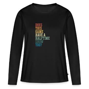 Dieses Spiel Hat Eine Showfarbe - Frauen Premium Bio Langarmshirt - Schwarz - Vorne - Julia (174cm)
