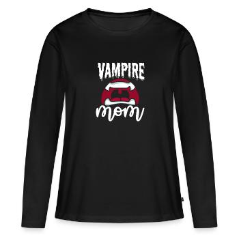 Vampir Mama - Frauen Premium Bio Langarmshirt - Schwarz - Vorne - Julia (174cm)