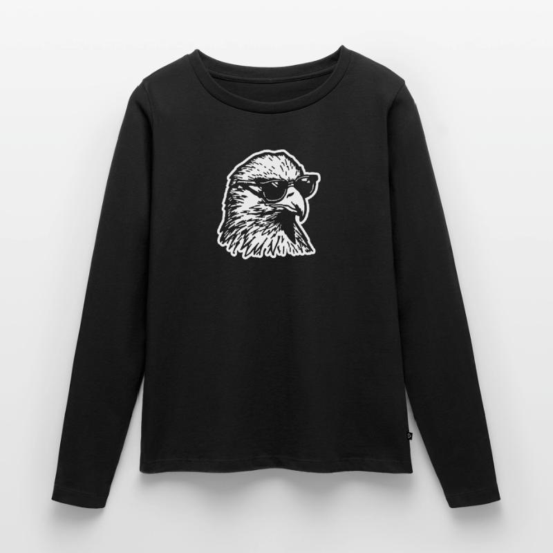 Eagle Eagle Head Women's Premium Organic Long Sleeve Shirt