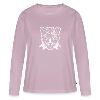 Panther - Women's Premium Organic Long Sleeve Shirt - dusky pink - Front - Julia (174cm)