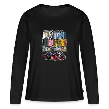 Shopping - Women's Premium Organic Long Sleeve Shirt - black - Front - Julia (174cm)