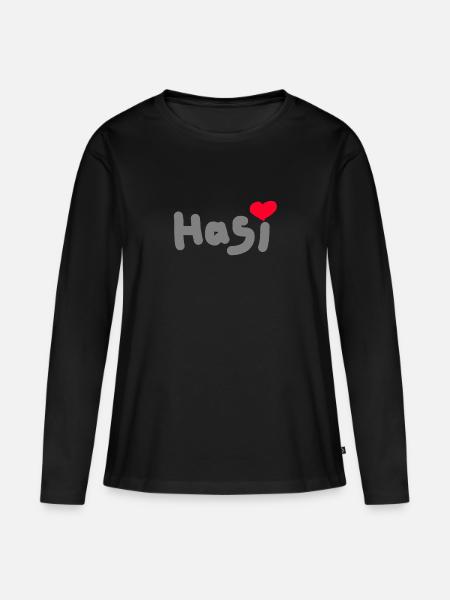 Hasi - Frauen Premium Bio Langarmshirt - 