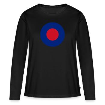 COCKADE ENGLAND 1808 - Women's Premium Organic Long Sleeve Shirt - black - Front - Julia (174cm)