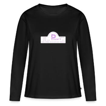 Droit au but - T-shirt manches longues Premium bio Femme - noir - Devant - Julia (174cm)
