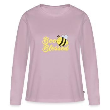 Christian Motif Children's Baptism - Women's Premium Organic Long Sleeve Shirt - dusky pink - Front - Julia (174cm)