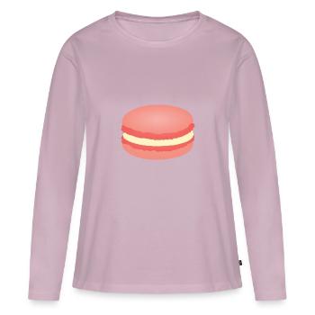 pink macaron - Women's Premium Organic Long Sleeve Shirt - dusky pink - Front - Julia (174cm)