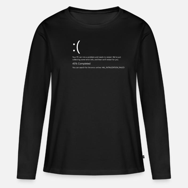 Programmierer - Frauen Premium Bio Langarmshirt - Schwarz