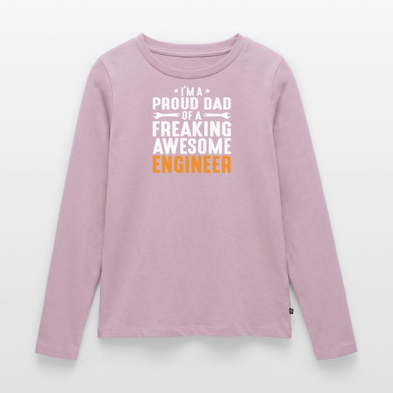 Engineer Brain Mechanical Engineering Electrical Engineering Son Women's Premium Organic Long Sleeve Shirt