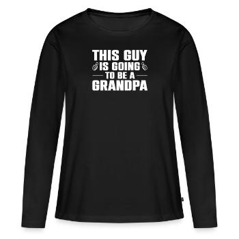 Opa Geschenkidee Opa weiß alles Spruch Großvater - Frauen Premium Bio Langarmshirt - Schwarz - Vorne - Julia (174cm)