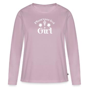 Pharmacist Funny Saying Profession Pharmacy Gift - Women's Premium Organic Long Sleeve Shirt - dusky pink - Front - Julia (174cm)