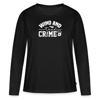 True Crime Crime Series Crime Detective - T-shirt manches longues Premium bio Femme - noir - Devant - Julia (174cm)