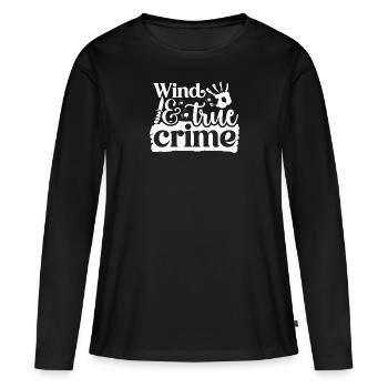 True Crime Crime Series Crime Detective - T-shirt manches longues Premium bio Femme - noir - Devant - Julia (174cm)