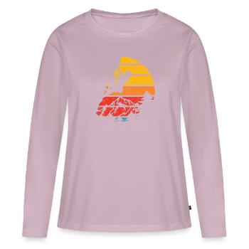 Wall Climbing Rock Climbing - Women's Premium Organic Long Sleeve Shirt - dusky pink - Front - Julia (174cm)