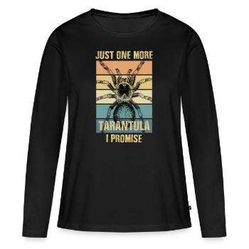 Araignées - T-shirt manches longues Premium bio Femme - noir - Devant - Julia (174cm)