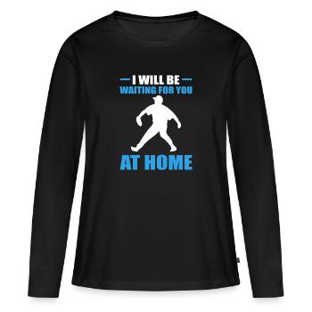 Softball Joueurs de softball - T-shirt manches longues Premium bio Femme - noir - Devant - Julia (174cm)