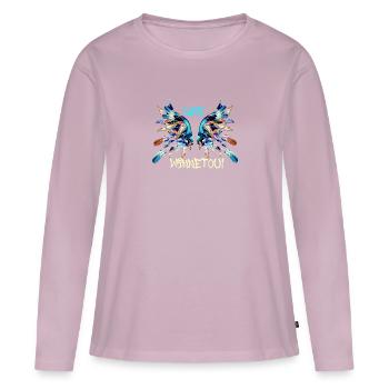 engelsflügel,flügel,angelwings,save winnetou - Frauen Premium Bio Langarmshirt - Altrosa - Vorne - Julia (174cm)