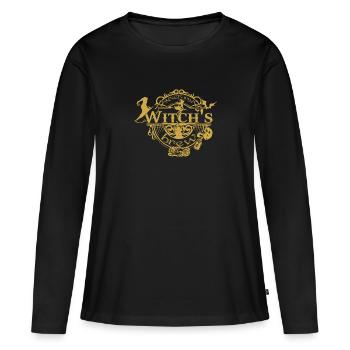 Die Infusion der Hexe - Küchendekor - Frauen Premium Bio Langarmshirt - Schwarz - Vorne - Julia (174cm)