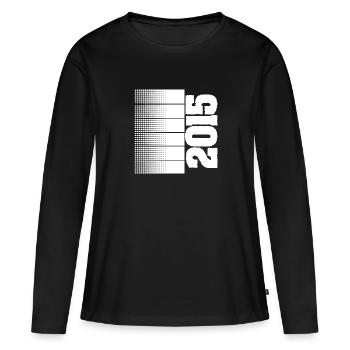 Freizeit 2015 - Frauen Premium Bio Langarmshirt - Schwarz - Vorne - Julia (174cm)