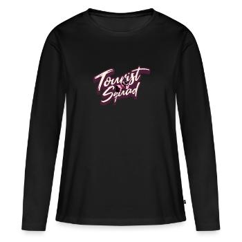 Tourist Squad Photo Photographe Vacances - T-shirt manches longues Premium bio Femme - noir - Devant - Julia (174cm)