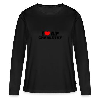 AP Chemistry Funny High School AP Class Survivor - Women's Premium Organic Long Sleeve Shirt - black - Front - Julia (174cm)