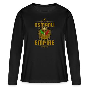 Osmanli Empire symbol by The Manzanita's - Women's Premium Organic Long Sleeve Shirt - black - Front - Julia (174cm)