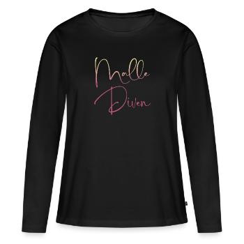 Malle Divas / Holidays Mallorca - Women's Premium Organic Long Sleeve Shirt - black - Front - Julia (174cm)