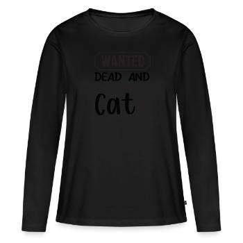 Schrodingers Katze box Lustige Wissenschaft Nerd - Frauen Premium Bio Langarmshirt - Schwarz - Vorne - Julia (174cm)