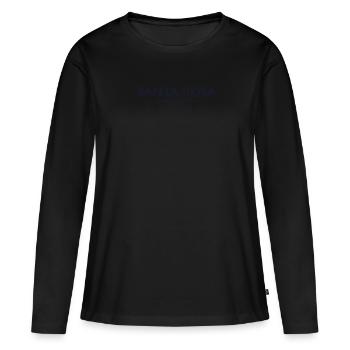 USA City Coordinates - Santa Rosa - Women's Premium Organic Long Sleeve Shirt - black - Front - Julia (174cm)