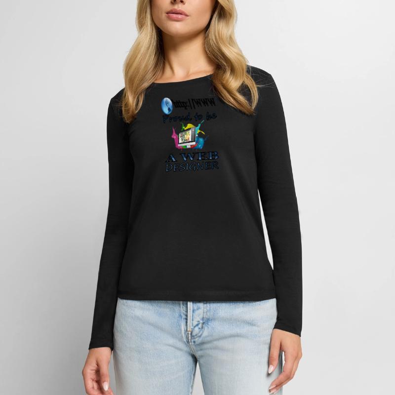I'm a web designer web developer gift idea Women's Premium Organic Long Sleeve Shirt
